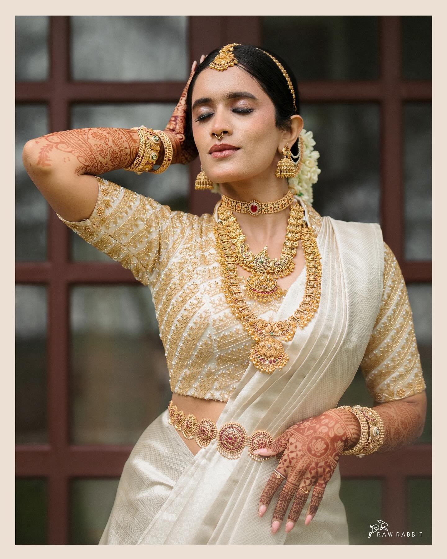 Wedding portrait photographed by Raw Rabbit