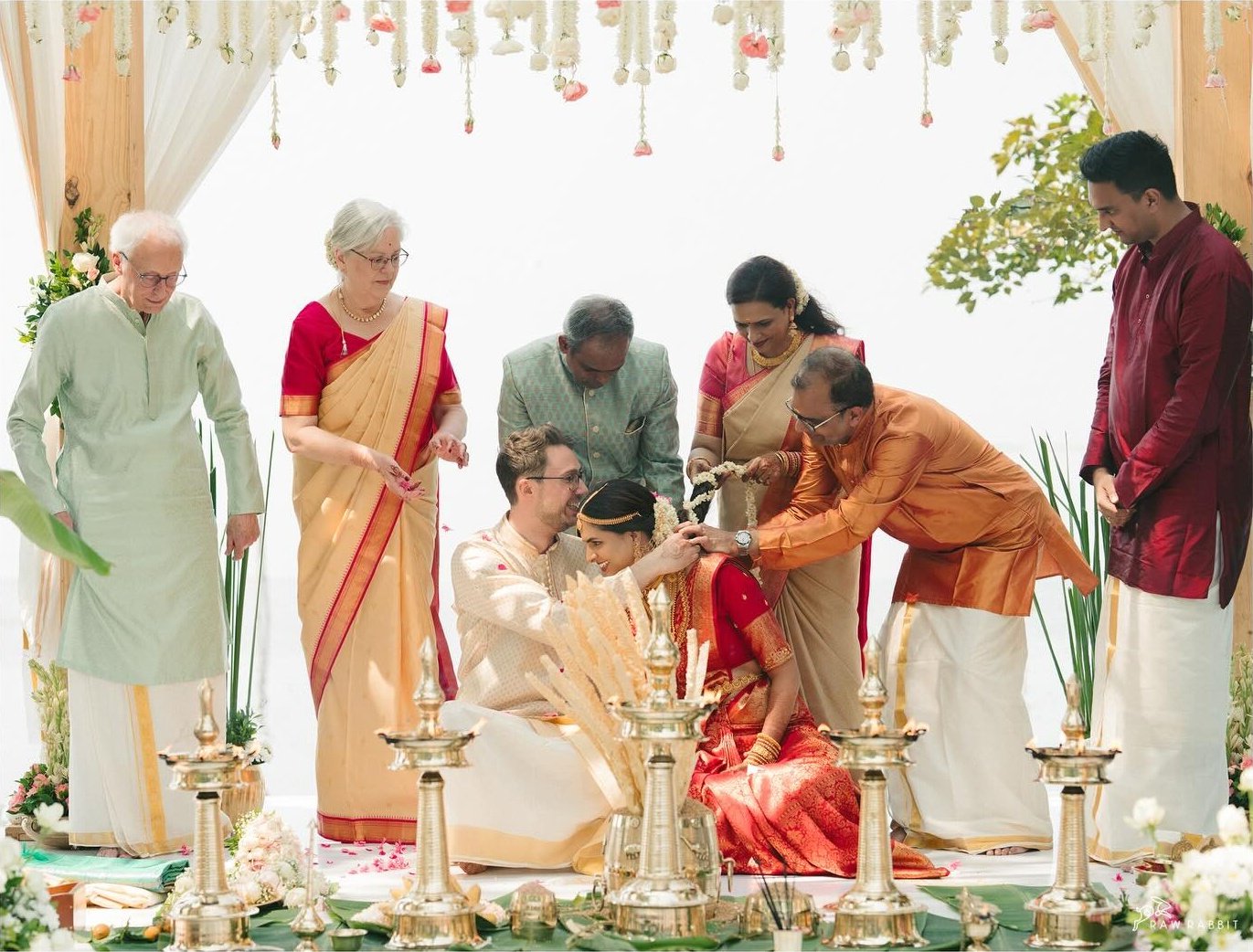 Wedding ceremony photographed by Raw Rabbit